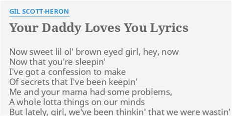 your daddy loves you lyrics